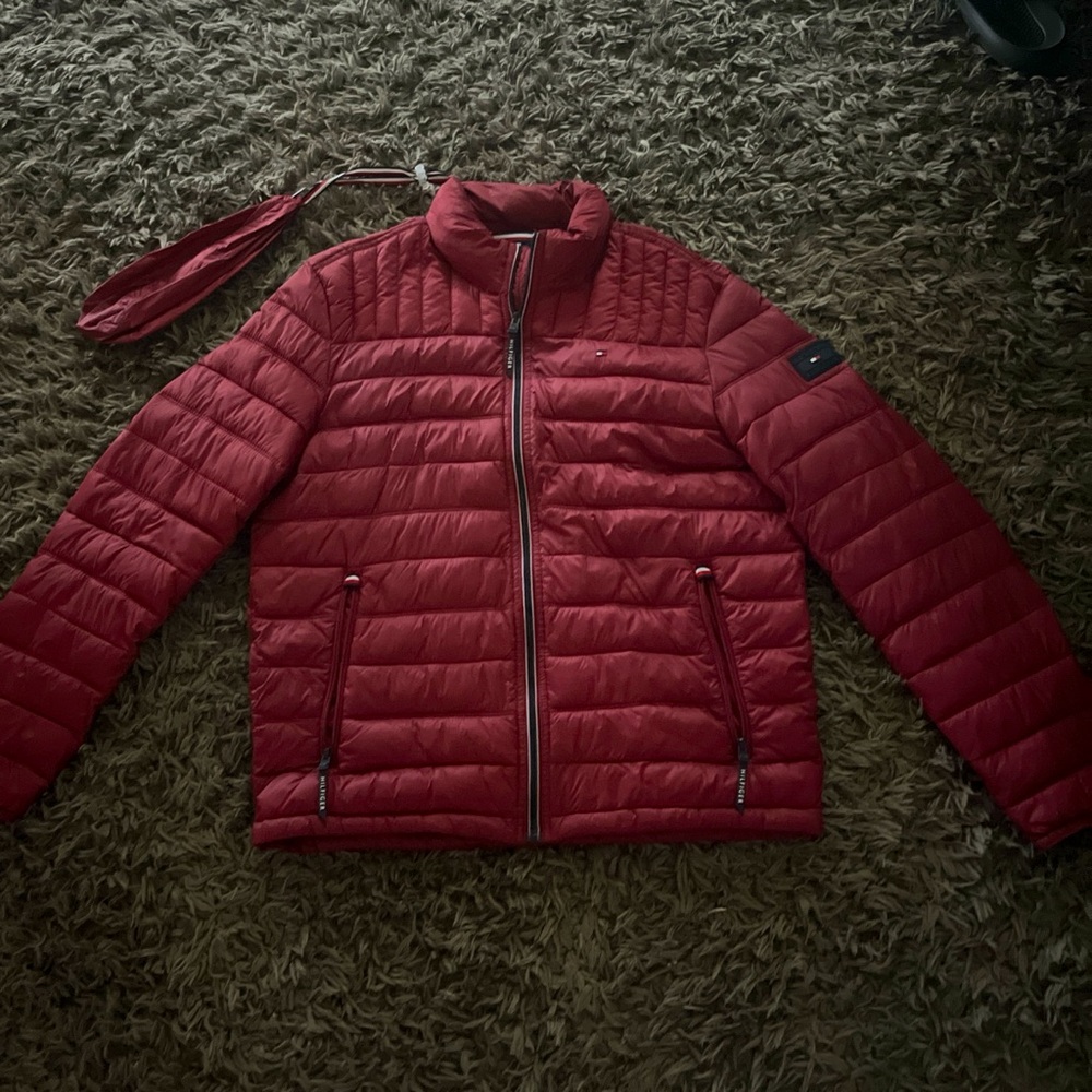 Burgundy Tommy Puffer